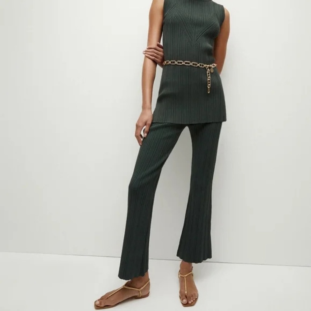 Veronica Beard Evergreen Massaro Knit Pants Size S